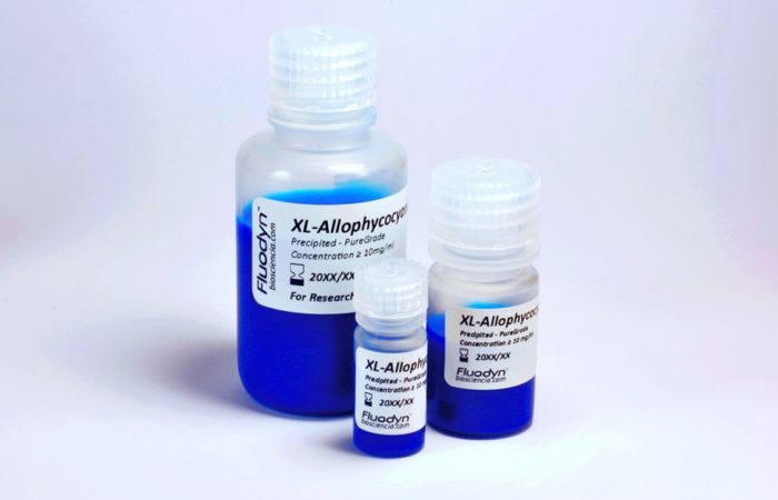 Premium crosslinked allophycocyanin ideal for cell staining, imaging applications and flow cytometry